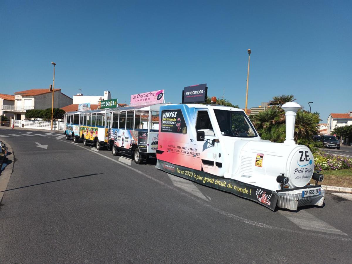 Le Victoria'S Beach Barcares - Parking Prive - Direct Plage - 5 Minutes A Pied Du Lydia - 3 Personnes Le Barcarès المظهر الخارجي الصورة