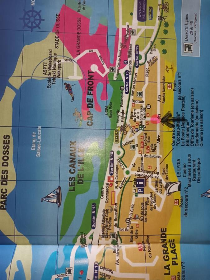 Le Victoria'S Beach Barcares - Parking Prive - Direct Plage - 5 Minutes A Pied Du Lydia - 3 Personnes Le Barcarès المظهر الخارجي الصورة